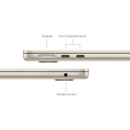 Apple 2024 MacBook Air 13″ Laptop with M3 chip: 34.46 cm (13.6″) Liquid Retina Display, 16GB Unified Memory, 512GB SSD Storage, Backlit Keyboard, 1080p FaceTime HD Camera, Touch ID- Starlight 