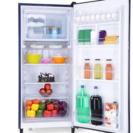 Kelvinator 190 Litres 2 Star Direct Cool Single Door Refrigerator (Dark Blue, KRD-A210DBP) 