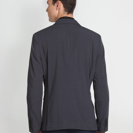 Arrow Men's Tailored Regular Fit Seersucker Formal Blazer (Arafbz5068_Navy) 