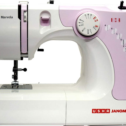 Usha New marvela Pink Electric Sewing Machine-Pink and White 