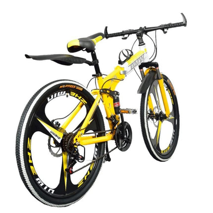 Amaze Kai Foldable Mountain Bike for Men, 21 Speed Gear, 3 Spoke, Double Disc Brake, Folding 