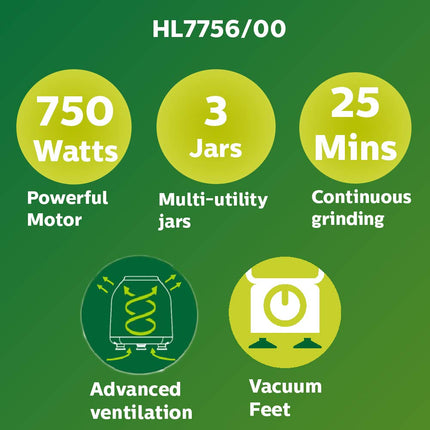 Philips HL7756/00 750-Watt Mixer Grinder + Philips Viva Collection HD4928/01 2100-Watt Induction Cooktop 