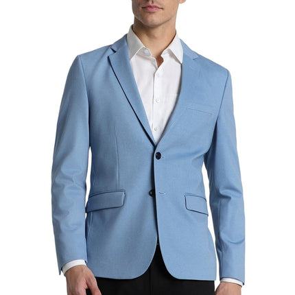 Peter England Men's Blazer (PIBZSNSPA62868_Blue 