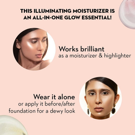 SUGAR Cosmetics Bling Leader Illuminating Moisturizer | Strobe Cream with Vitamin E | Lightweight | Protects against Pollution | 25ml - 02 Pink Trippin 