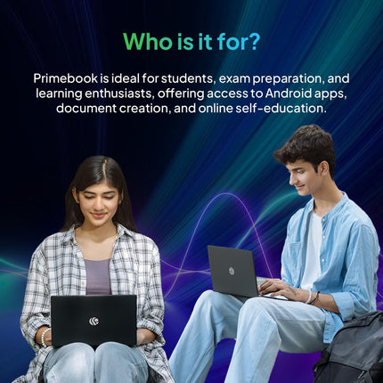 Primebook WiFi, 2025(New) Android Based MediaTek MT8183 - (PrimeOS) Thin and Light Laptop (11.6 Inch, 1.065 Kg, Type C) (4GB/64GB eMMC Storage) 