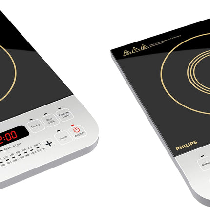 Philips Viva Collection HD4928/01 2100-Watt Induction Cooktop (Black) (Pack of 2) 
