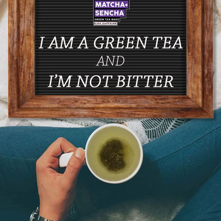 The Tea Trove Japanese Matcha Green Tea Bags-40 Eco-Friendly Matcha Tea + Sencha Green Tea Bag In Resealable Pouch,0.06 Kg