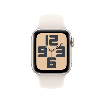 Apple Watch SE (2nd Gen, 2023) [GPS 40mm] Smartwatch with Starlight Aluminum Case with Starlight Sport Band. Fitness & Sleep Tracker, Crash Detection, Heart Rate Monitor, Retina Display 