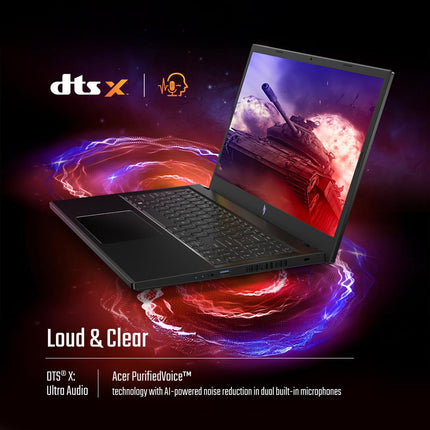 Acer Nitro V 15, AMD Ryzen 5 6600H Hexa-core Processor,NVIDIA GeForce RTX 4050-6GB GDDR6,16 GB, 512 GB, Full HD IPS, 15.6"/39.62 cm, 165 Hz, Win 11 Home,Obsidian Black, 2.1 kg, ANV15-41,Gaming Laptop 