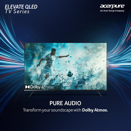 Acerpure 164 cm (65 inch) Elevate Series Ultra HD 4K QLED Smart Google TV AP65UG51QEVTD 
