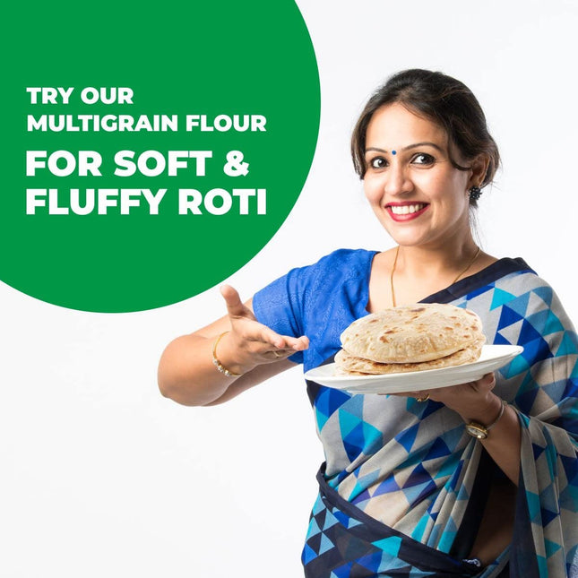 Wheafree Multigrain Gluten Free Atta (5Kg) (Pack of 1) | Soya Free | Lactose Free | Easy to Digest | Suitable for Celiacs | Healthy and Tasty | Vegetarian 