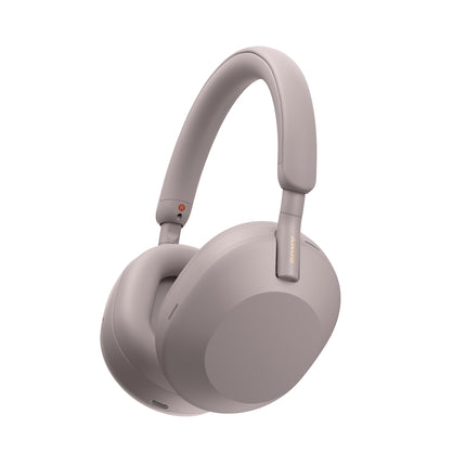Sony New WH-1000XM5 Best Active Noise Cancelling Wireless Bluetooth Over Ear Headphones with Mic for Clear Calling,Battery Life 30 Hours-Smoky Pink 
