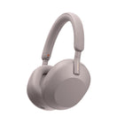 Sony New WH-1000XM5 Best Active Noise Cancelling Wireless Bluetooth Over Ear Headphones with Mic for Clear Calling,Battery Life 30 Hours-Smoky Pink 