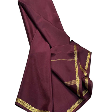 Shree Silk Mills Semi Mysore Silk Women's Saree Weddings, and Special Occasions,Elegant Handwoven Traditional Saree with Vibrant Patterns,Perfect for Festivals, 