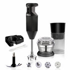 Rico Heavy Duty Portable Hand Blender For Kitchen | 2 Years Replacement Warranty | 5 Blades for Making Juice, Chutney, Smoothie, Whipping & Chopper for Easy Cutting | Non Seed Crushing Juicer Blade 