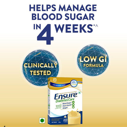 Ensure Diabetes Care- Nutrition to Help Control Blood Sugar Levels- 200gms (Vanilla Flavour) 