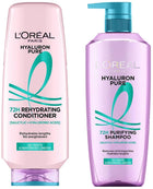 L’Oréal Paris Hyaluron Pure 72H purifying shampoo for fresh scalp & hydrated hair 800 ml plus Conditioner for smooth tangle-free hair, 340 ml 