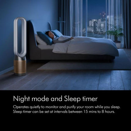 dyson TP09 Purifier Cool™ Formaldehyde Tower Fan, Purifier, 40 W, HEPA H13, BT 4.0, WiFi, Gold 