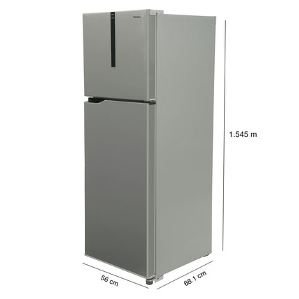 Panasonic 260 L Double Door 3 Star AI Enabled Inverter Technology Frost Free Refrigerator Appliance (NR-TH272CVHN, Electric Grey, Jumbo Fresh Vegetable Basket, Net Capacity 237L) 