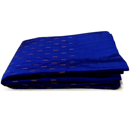 Women Kanchipuram Luxurious Pure Soft Silk Saree Experience The Ultimate Comfort And Elegance (Blue) 