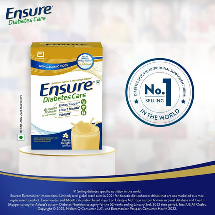 Ensure Diabetes Care- Nutrition to Help Control Blood Sugar Levels- 200gms (Vanilla Flavour) 