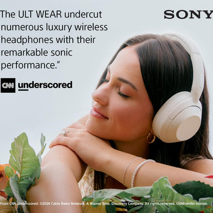 Sony ULT Wear WH-ULT900N Noise Cancellation Wireless Bluetooth Over Ear Headphones with Massive Bass, Up to 50Hrs Battery-Black 