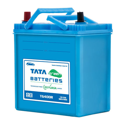 Tata Green Batteries 1419511267 TG Series TG400R 12 Volts 35Ah Car Battery (Under Exchange-Old Battery) 