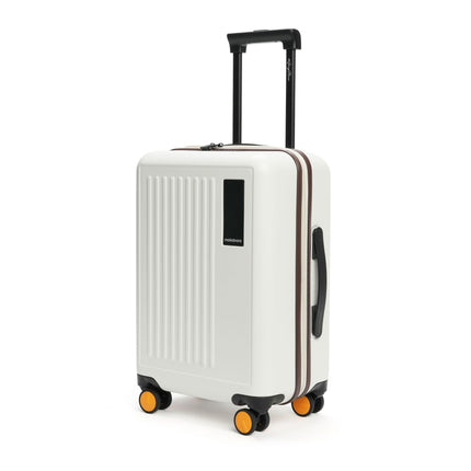 MOKOBARA The Transit Luggage Poly-Carbonate Hard Sided 8 Silent Ninja Wheels for Travelling (Still Loading Brownray, Cabin) 