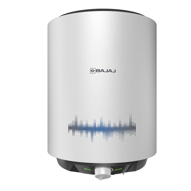 Bajaj Shield Series New Shakti 10L Vertical Storage Water Heater | 4 Star BEE Rated Heater For Water Heating | Titanium Armour | Swirl Flow Technology | Glasslined Tank | 4 Yr Warranty 【White】 