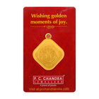 P.C Chandra Jewellers 22kt(916) Peacock Yellow Gold Coin Cum Pendant - 1 Gram 