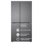 LG 655 L Frost-Free Smart Inverter Double Door Side-By-Side Refrigerator (GL-B257HDSY, Dazzle Steel, Express Freeze | Multi Air-Flow) 