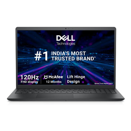 Dell Inspiron 3535, Windows 11 Home, AMD Ryzen 3 7320U Processor, (8GB RAM/512GB SSD/Window 11/Ms Office' 21/15.6"(39.62 Cm) FHD Display/15 Month Mcafee/Carbon Black/1.67Kg Thin & Light Laptop 