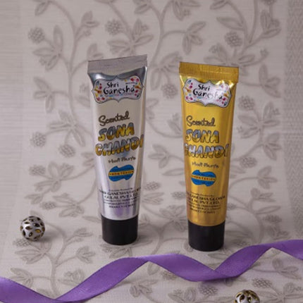 VR CREATIVES Non-Toxic Herbal Holi Colorur Golden and Sliver 20 ml Each Magic Holi Colors Pack of 2 