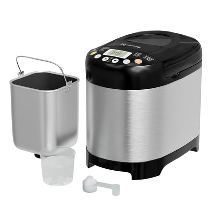 Lifelong Atta Dough & Bread Maker Machine for Home - 550W One Touch Automatic Machine for Kneading, Baking & Fermentation - 19 Presets - Chapati Dough, Multiple Bread types, Dessert, Cake, Jam etc. 