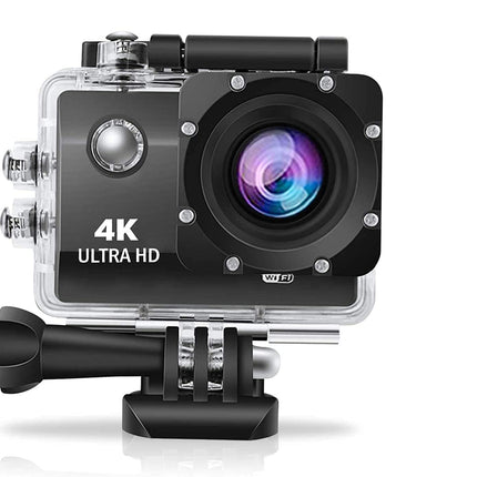 IBS 4K 30FPS Action Camera Ultra HD Underwater Camera 170 Degree Wide Angle 98Ft Waterproof Camera (Light Action) - Digital, Multicolor 