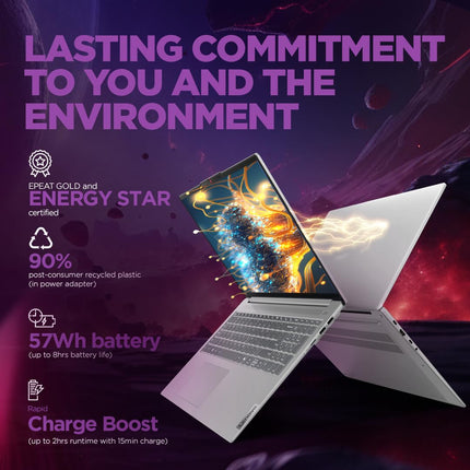 Lenovo IdeaPad Slim 5 Intel Core Ultra 7 155H Built-in AI 16" (40.64cm) WUXGA-IPS 300Nits Thin & Light Laptop (16GB/1TB SSD/Win 11/100% sRGB/MSO/1Yr ADP Free/3 Month Game Pass/Grey/1.8Kg), 83DC008VIN 