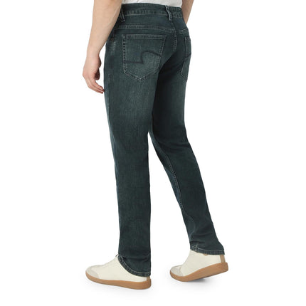Spykar Men Blue Comfort Fit Mid-Rise Casual Jeans (Size: 32)-EMDRC2BD006-Vintage Blue 