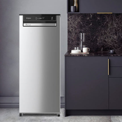 Whirlpool 192 L 3 Star Vitamagic PRO Frost Free Direct-Cool Single Door Refrigerator (215 VITAMAGIC PRO PRM 3S MAGNUM STEEL-Z Fridge, Silver, Auto Defrost Technology, 2024 Model) 