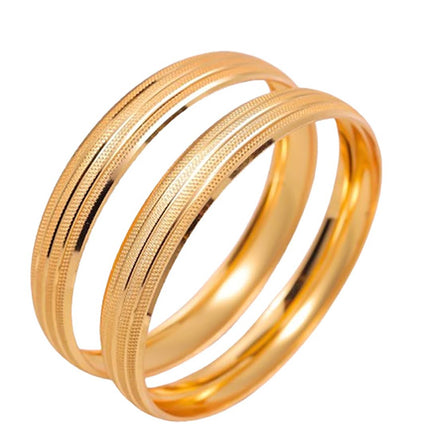Zeraki Jewels Women's Traditional Gold Plated Anamika Bangle (Set of 2) 
