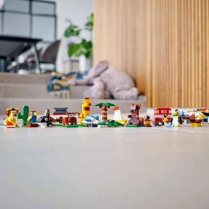 LEGO Classic Around The World 11015 Building Kit; 15 Toys for Kids (950 Pieces), Multi Color 