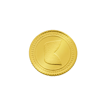 Kalyan Jewelers 2 grams 22K (916) Purity Gold Coins - BIS Hallmarked - Rose 