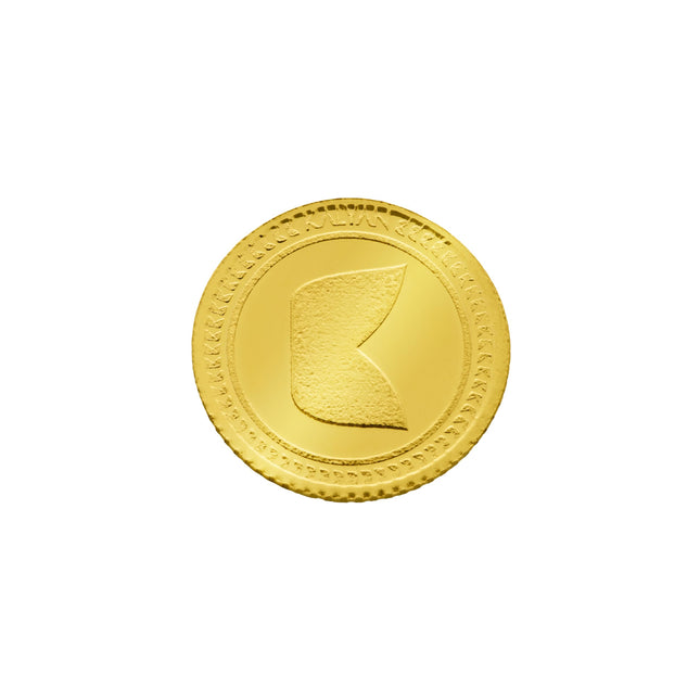 Kalyan Jewelers 2 grams 22K (916) Purity Gold Coins - BIS Hallmarked - Rose 