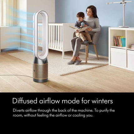 dyson TP09 Purifier Cool™ Formaldehyde Tower Fan, Purifier, 40 W, HEPA H13, BT 4.0, WiFi, Gold 