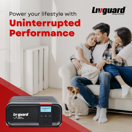 Livguard Smart SINE 1100i Inverter for Home, Office & Shops | 900VA/12V Pure Sinewave | Supports 1 Inverter Battery | Multi Function LCD Display with WiFi connectivity and Mob App Control 