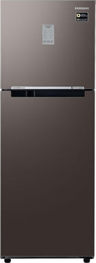 Samsung 236 L, 2 Star, Bespoke Convertible, Digital Inverter with Display, Frost Free Double Door Refrigerator (RT28CB732C2/HL, Cotta Steel Charcoal) 