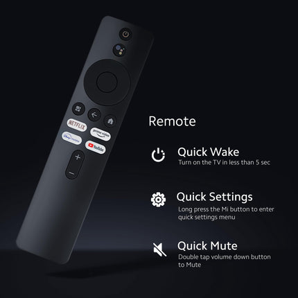 Xiaomi 125 cm (50 inches) X Pro 4K Dolby Vision IQ Series Smart Google TV L50M8-5XIN (Black) 