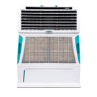 Symphony Touch 55 Personal Air Cooler For Home with 4-Side Aspen Pads, Powerful Double Blowers and Closable Louvers (55L, White) 