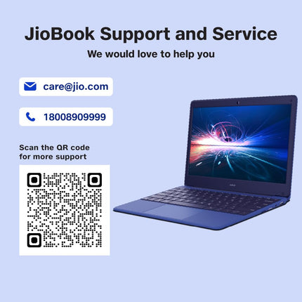 JioBook 11 with Lifetime Office/Android 4G Laptop Mediatek 8788 (JioOS) / Octa-core/ 4GB RAM / 64 eMMC Storage/Thin and Light Laptop (11.6 inch, 990 Grams)/ Dual Band WiFi + SIM/Blue 