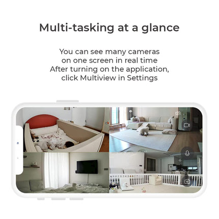 10+ TENPL 3MP, New Launch 2023, QHD Camera, 360° Coverage, Smart Mobile App, View & Talk, Night Vision, Motion Alert, SD Card (Upto 256 GB), Smart Home Security Camera.