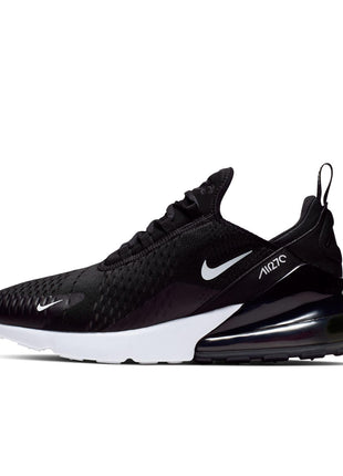 Nike Men's Air Max 270 Running Shoes, Black, 8 US